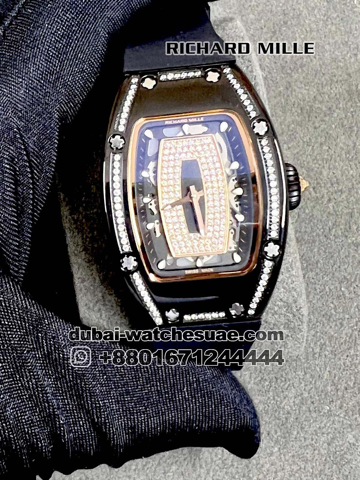 (2.1) Copy Ladies Richard Mille Black
