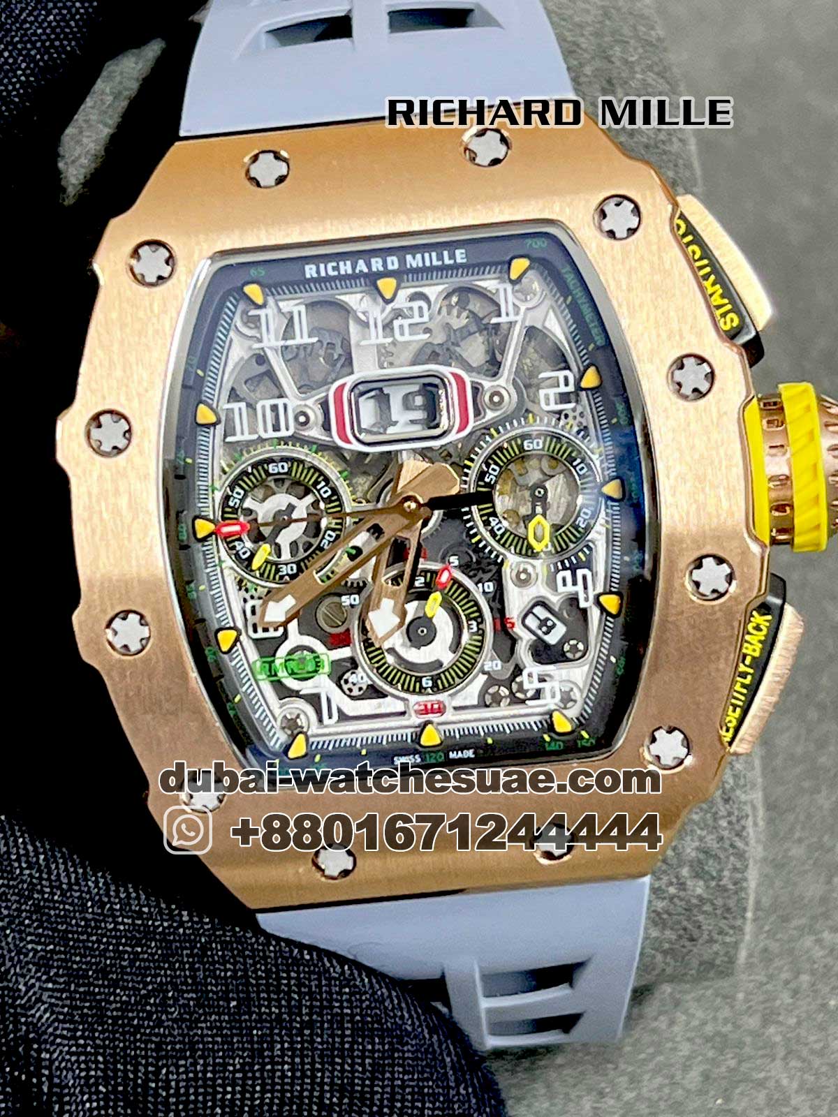 (43.1) Copy Richard Mille RM 011 Grey