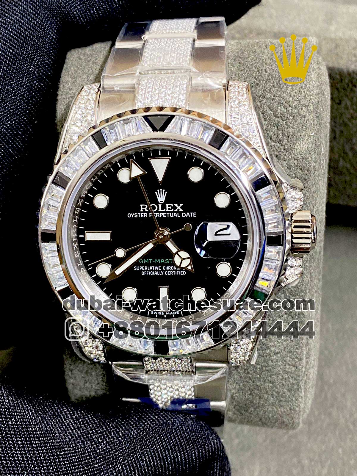 120.1 Replica Rolex GMT ice out