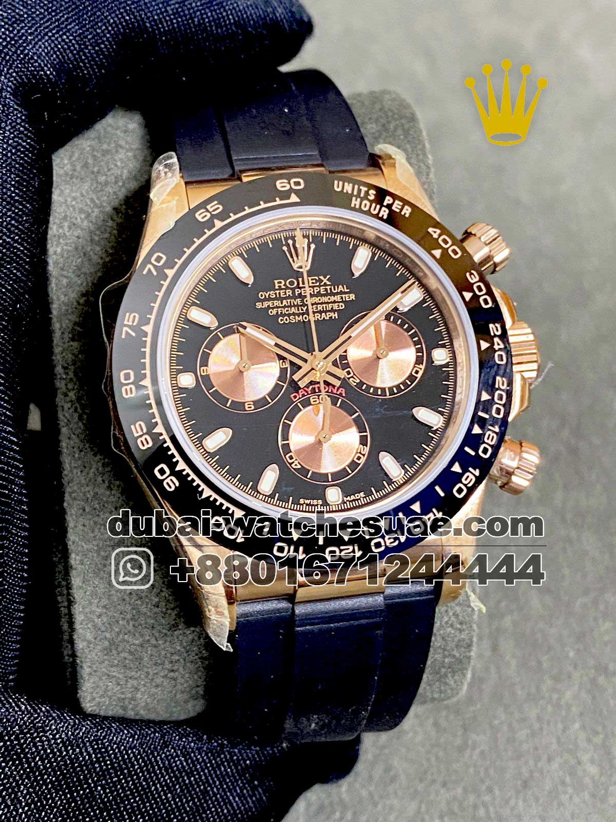73.1 Copy Rolex Cosmograph Daytona Black