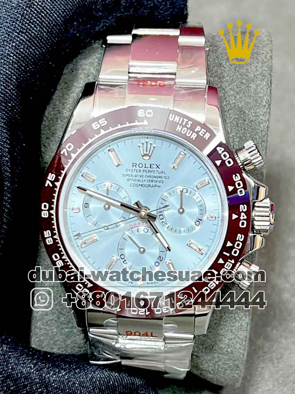 7-a copy Rolex Cosmograph Daytona Platinum 40 mm