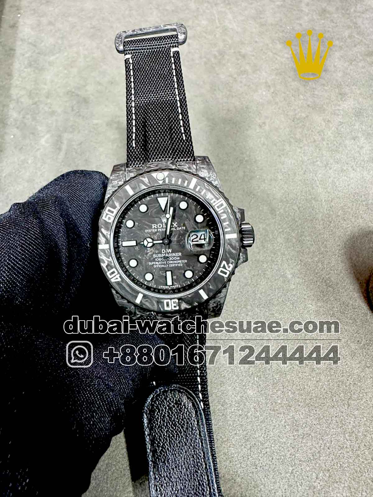 Swiss Rolex Submariner DiW Carbon Swiss Rolex Submariner DiW Carbon