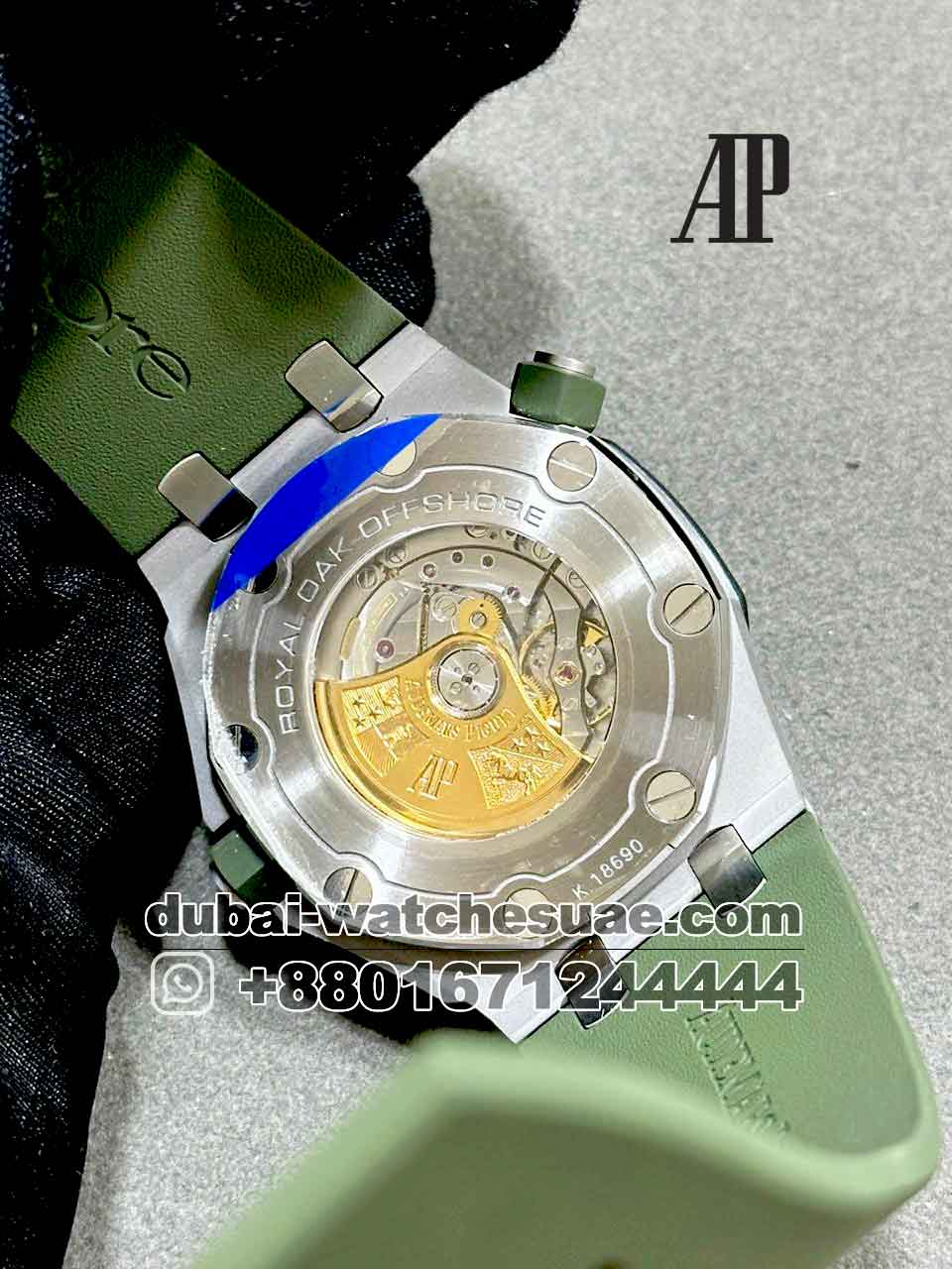 Copy Audemars Piguet Royal Oak Offshore Diver 41 mm Green Dial With Green Copy Audemars Piguet Royal Oak Offshore Diver 41 mm Green Dial With Green