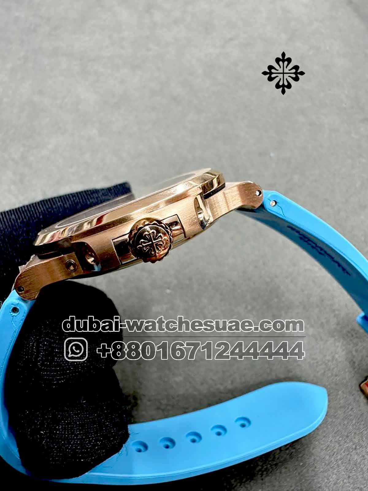 AAA Patek Philippe Nautilus 5712 Gray Dial With Blue Rubber strap AAA Patek Philippe Nautilus 5712 Gray Dial With Blue Rubber strap