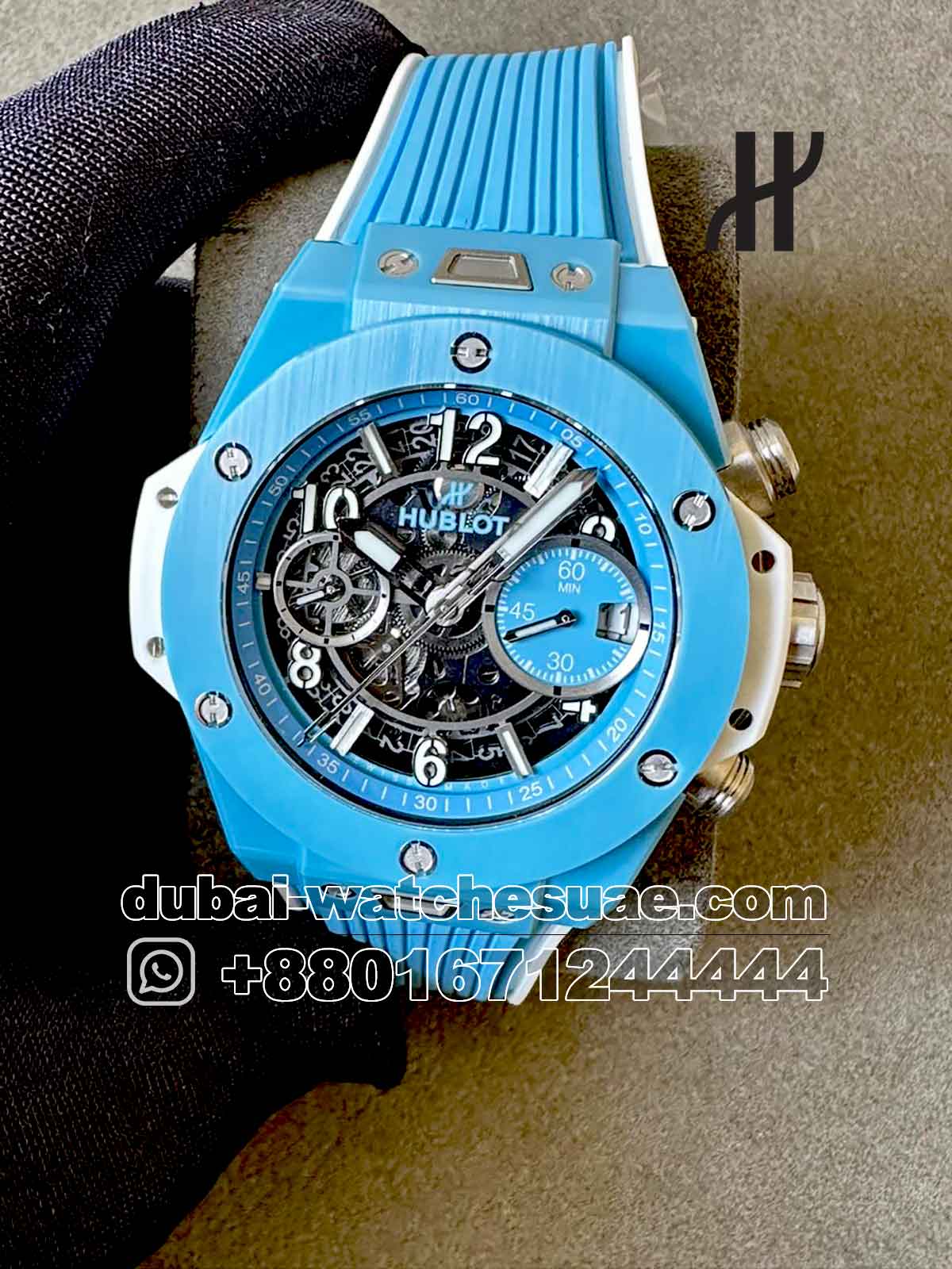 Copy Hublot Big Bang Unico Titanium Sky Blue 42 mm Ref: 441.EX.5120.RX Copy Hublot big bang unico titanium sky blue copy