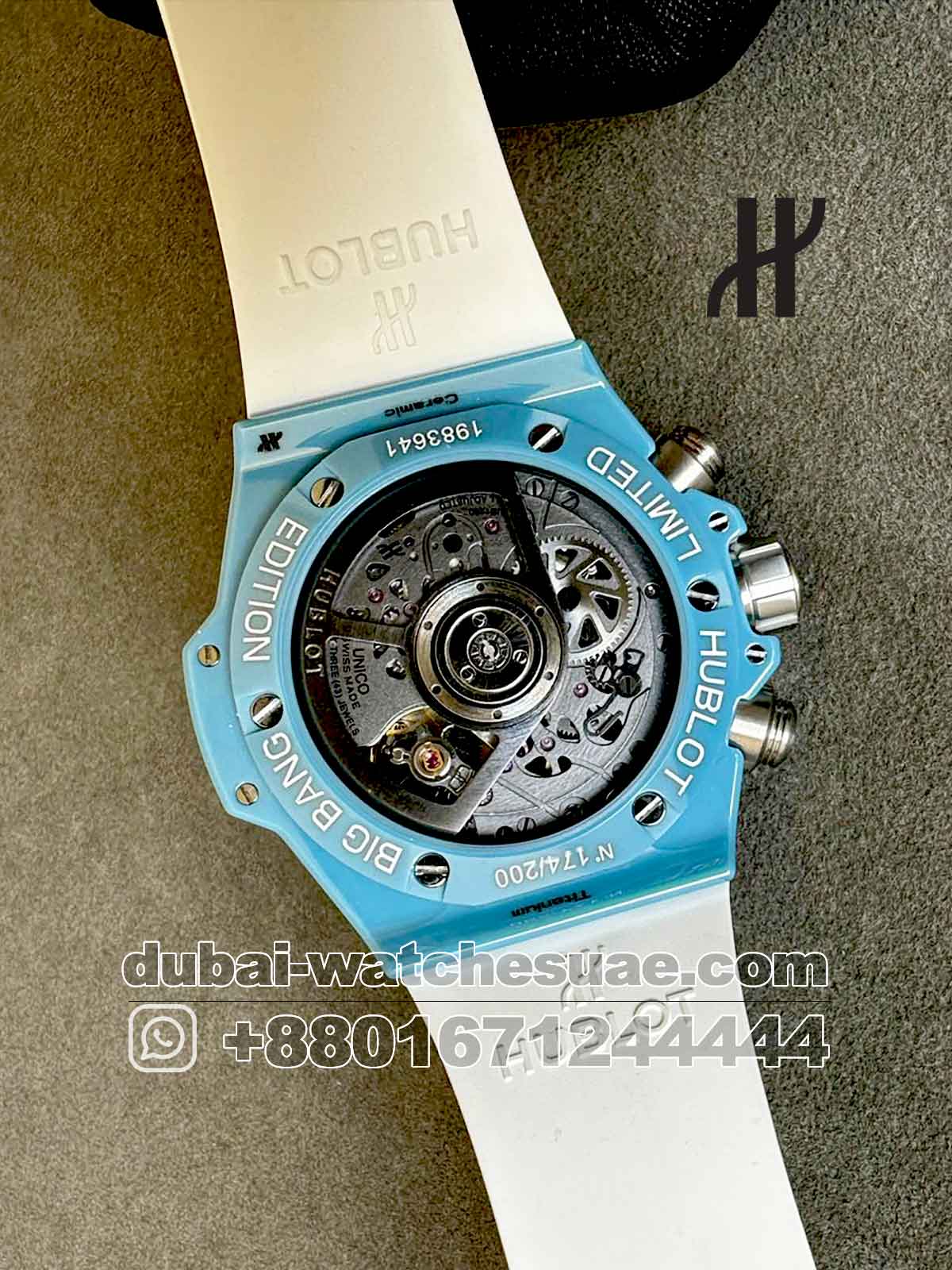 Master Hublot Big Bang Unico Titanium Sky Blue 42 mm Ref: 441.EX.5120.RX Copy Master Hublot Big Bang Unico Titanium Sky Blue 42 mm Ref: 441.EX.5120.RX Copy