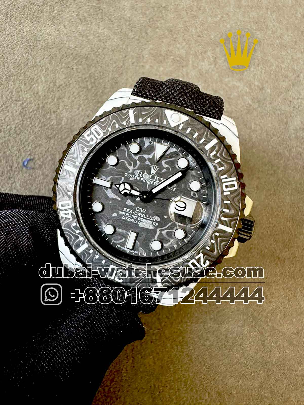 Copy Rolex SEA Dweller DiW Carbon 40 mm Black Copy Rolex SEA Dweller DiW Carbon 40 mm Black