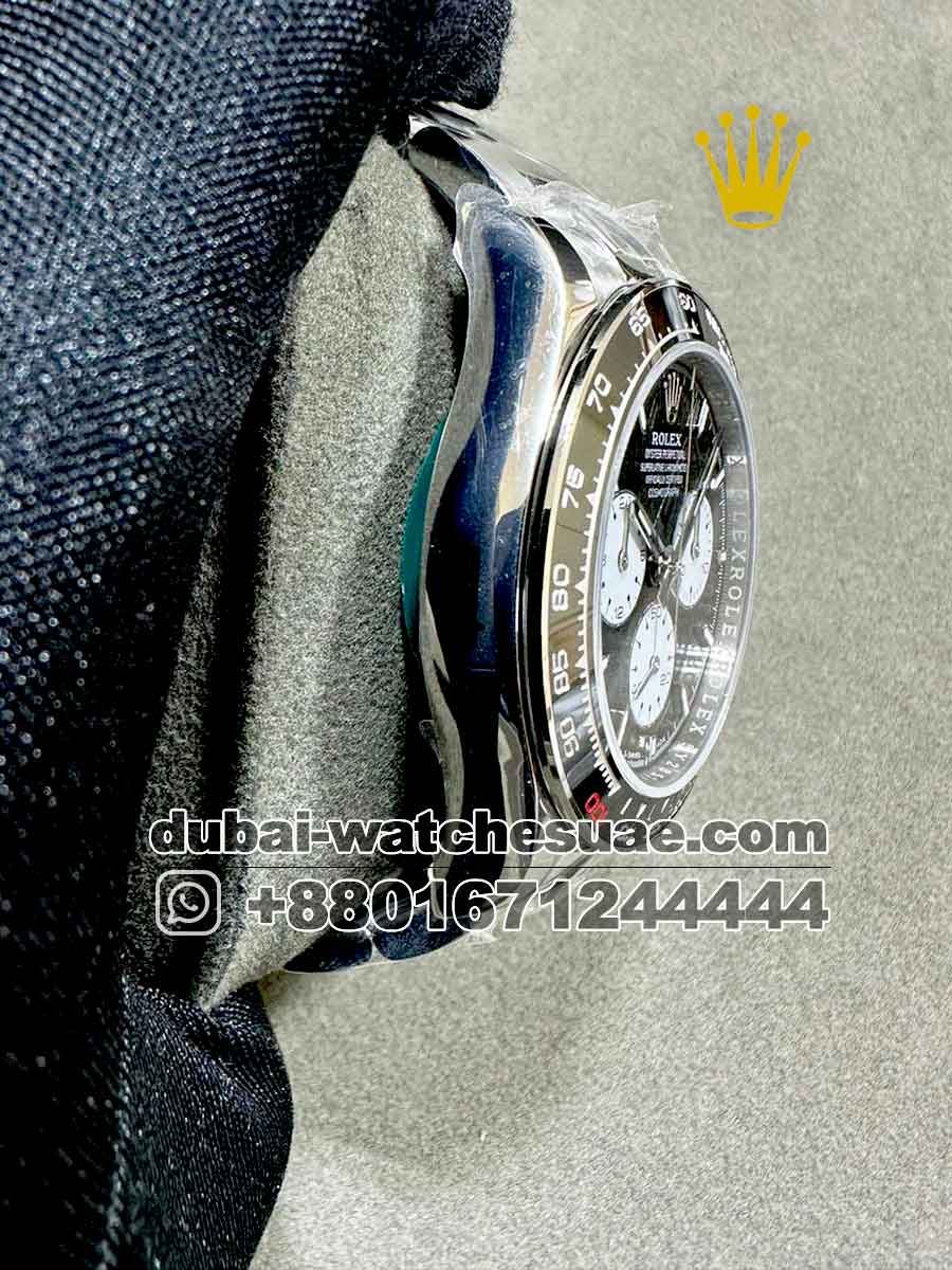 Replica Rolex Cosmograph Daytona Black Dial White Chrono REplica Rolex Cosmograph Daytona Black Dial White Chrono