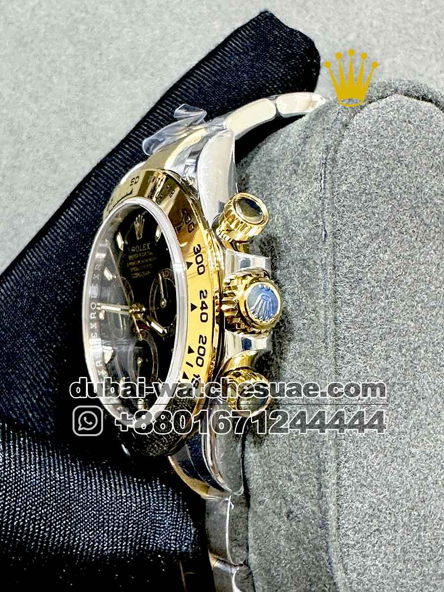 AAA Rolex Cosmograph Daytona 40 mm Gold With Two Tone Bracelet AAA Rolex Cosmograph Daytona 40 mm Gold With Two Tone Bracelet