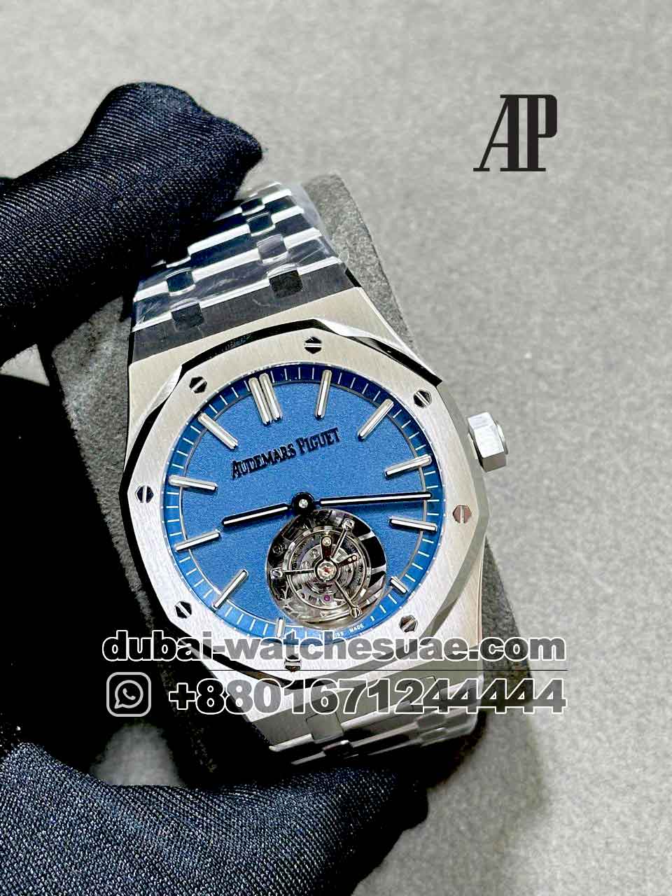 Copy AUDEMARS PIGUET ROYAL OAK TOURBILLON Blue Dial Stainless Steel Copy AUDEMARS PIGUET ROYAL OAK TOURBILLON Blue Dial Stainless Steel