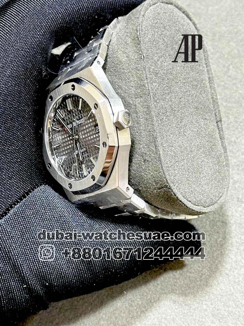 AAA Audemars Piguet Royal Oak 37 MM Gray Dial With Octagonal Screwed Bezel AAA Audemars Piguet Royal Oak 37 MM Gray Dial With Octagonal Screwed Bezel