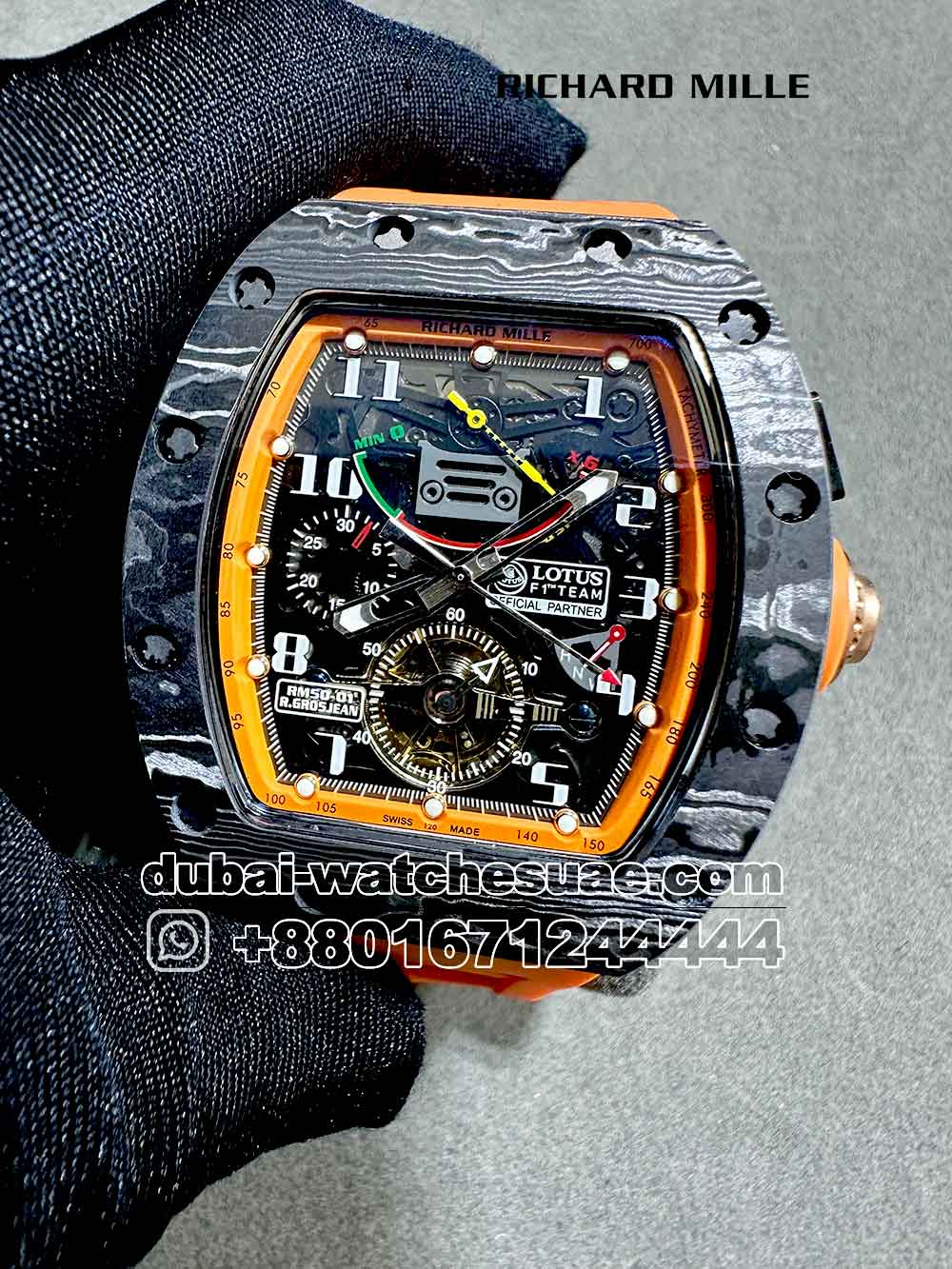 4-a Copy Richard Mille 50-01 Romain Grosjean Lotus