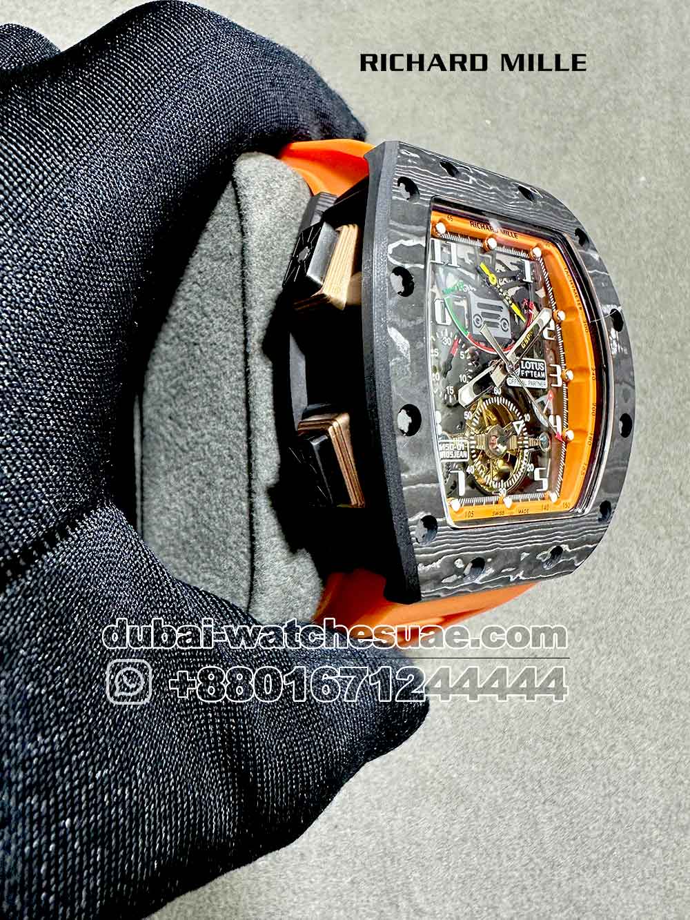4-b REplica Richard Mille 50-01 Romain Grosjean Lotus